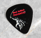 Black Sabbath Paranoid Guitar Pick Lapel Pin or Tie Tack