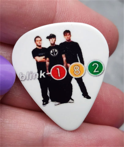 Blink-182 Group Picture Guitar Pick Lapel Pin or Tie Tack