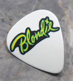 Blondie White Guitar Pick Lapel Pin or Tie Tack
