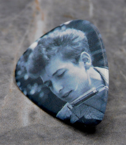 Bob Dylan Harmonica Guitar Pick Lapel Pin or Tie Tack