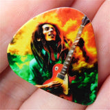 Bob Marley Guitar Pick Pin Lapel Pin or Tie Tack