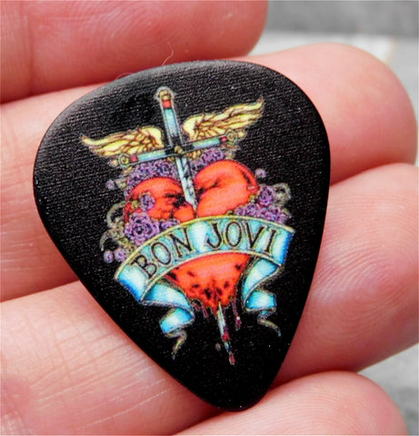 Bon Jovi The Greatest Hits Guitar Pick Lapel Pin or Tie Tack