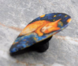 Orange Cat Starry Night Guitar Pick Pin or Tie Tack