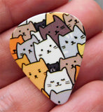 Loads of Cats Guitar Pick Pin or Tie Tack
