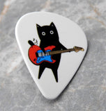 Guitar Playing Cat Guitar Pick Pin or Tie Tack