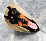 Doberman Pinscher Guitar Pick Pin or Tie Tack
