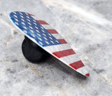 Distressed American Flag Guitar Pick Pin or Tie Tack