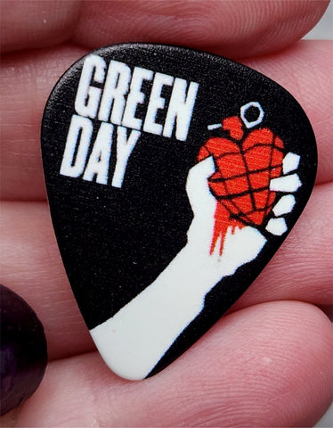 Green Day American Idiot Guitar Pick Lapel Pin or Tie Tack