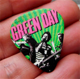 Green Day Guitar Pick Lapel Pin or Tie Tack