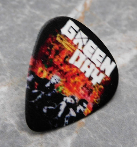 Green Day Guitar Pick Lapel Pin or Tie Tack