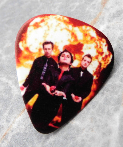 Green Day Guitar Pick Lapel Pin or Tie Tack