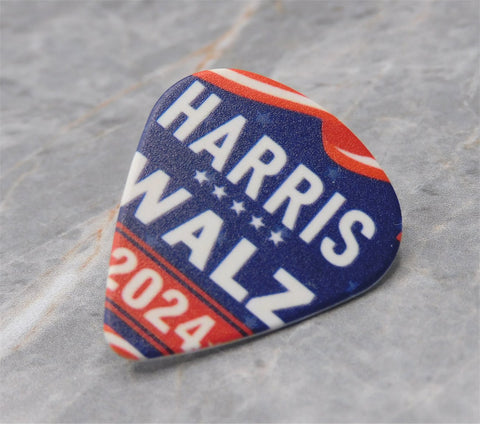 Harris Walz 2024 Guitar Pick Pin or Tie Tack