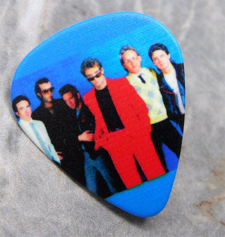 Huey Lewis and the News Group Picture Guitar Pick Lapel Pin or Tie Tack