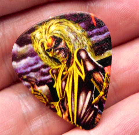 Iron Maiden Killers Guitar Pick Lapel Pin or Tie Tack