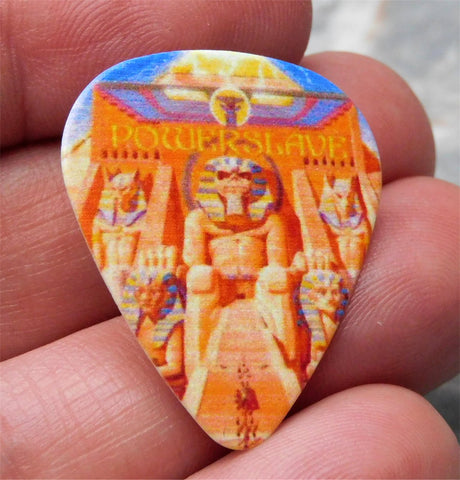 Iron Maiden Powerslave Guitar Pick Lapel Pin or Tie Tack