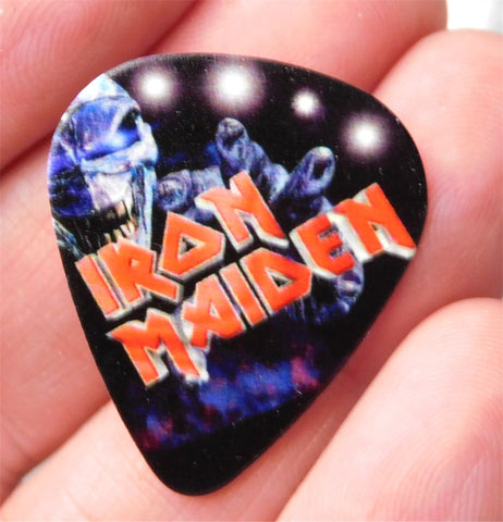 Iron Maiden Guitar Pick Lapel Pin or Tie Tack
