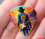 Jimi Hendrix Guitar Pick Lapel Pin or Tie Tack