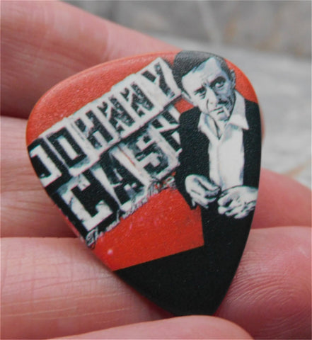 Johnny Cash Guitar Pick Pin or Tie Tack