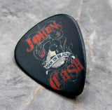 Johnny Cash Man in Black Guitar Pick Lapel Pin or Tie Tack