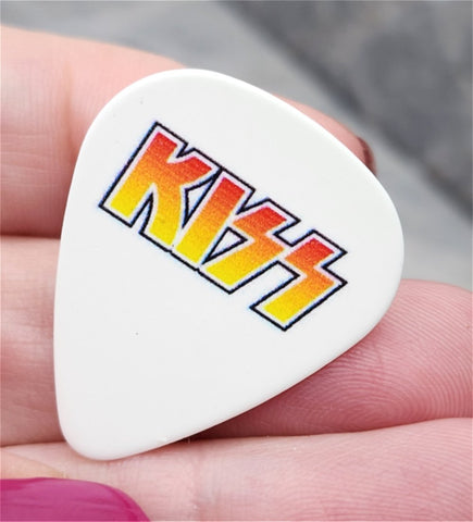 Kiss Guitar Pick Lapel Pin or Tie Tack