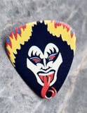 Gene Simmons Full Make Up Guitar Pick Lapel Pin or Tie Tack