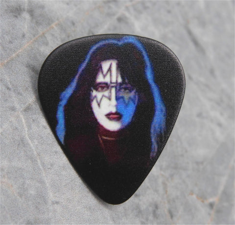 Ace Frehley Full Make Up Illustration Guitar Pick Lapel Pin or Tie Tack