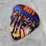 Kiss Logo White Guitar Pick Lapel Pin or Tie Tack