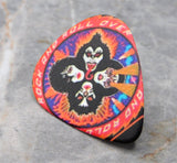 Kiss Rock and Roll Over Guitar Pick Lapel Pin or Tie Tack