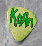 Korn Green Guitar Pick Lapel Pin or Tie Tack