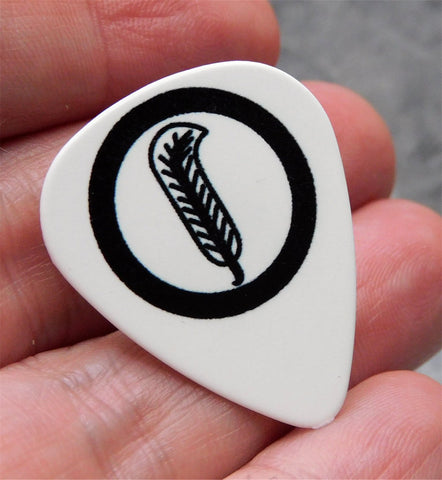 Led Zeppelin Robert Plant Feather Guitar Pick Lapel Pin or Tie Tack