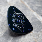 Horoscope Astrological Sign Libra Guitar Pick Pin or Tie Tack