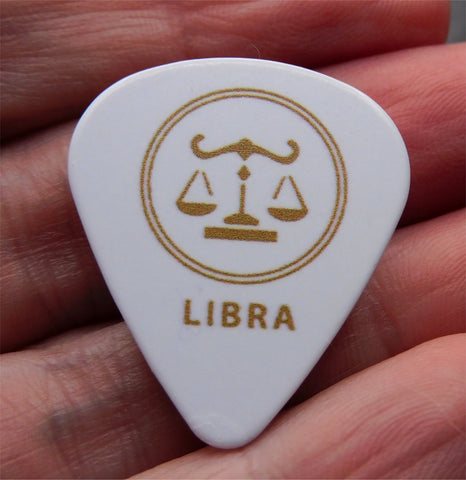 Horoscope Astrological Sign Libra Guitar Pick Pin or Tie Tack