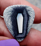 Metallica Death Magnetic Guitar Pick Lapel Pin or Tie Tack