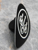 My Chemical Romance MCR Black Guitar Pick Lapel Pin or Tie Tack
