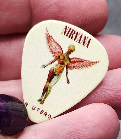 Nirvana In Utero Guitar Pick Lapel Pin or Tie Tack