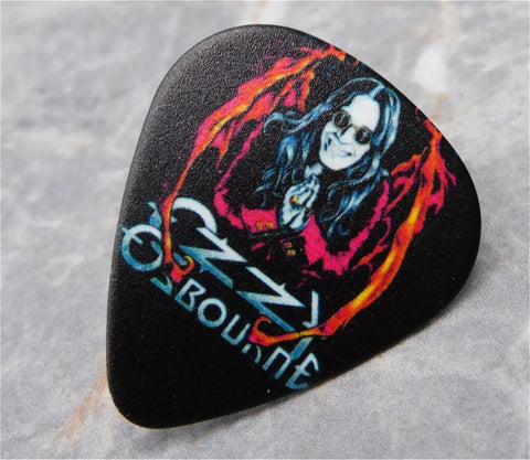 Ozzy Osbourne Guitar Pick Lapel Pin or Tie Tack