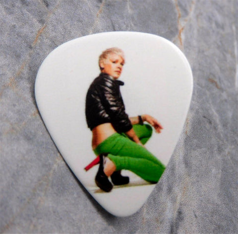 Pink Guitar Pick Lapel Pin or Tie Tack