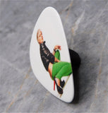 Pink Guitar Pick Lapel Pin or Tie Tack