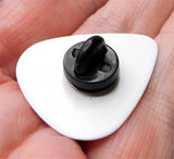 Pink Guitar Pick Lapel Pin or Tie Tack