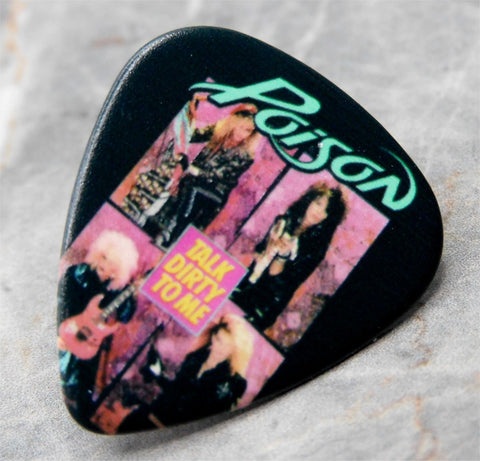 Poison Talk Dirty to Me Guitar Pick Lapel Pin or Tie Tack