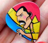 Queen Freddie Mercury Guitar Pick Lapel Pin or Tie Tack