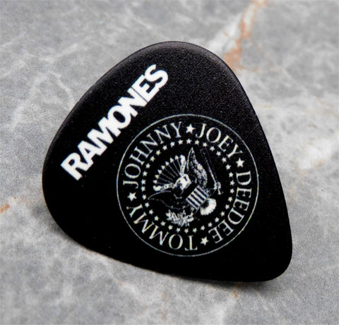 Ramones Seal Guitar Pick Lapel Pin or Tie Tack