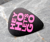 Ramones Hey Ho Let's Go Guitar Pick Lapel Pin or Tie Tack