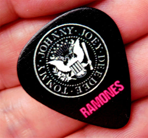 Ramones Seal Guitar Pick Lapel Pin or Tie Tack