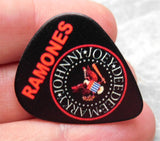 Ramones Seal Black Guitar Pick Lapel Pin or Tie Tack