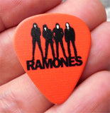 Ramones Red Guitar Pick Lapel Pin or Tie Tack