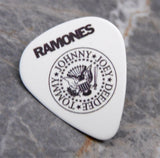 Ramones Seal White Guitar Pick Lapel Pin or Tie Tack