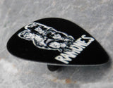 The Ramones Black Guitar Pick Lapel Pin or Tie Tack