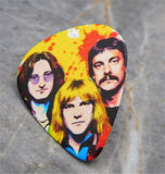 Rush Colorful Group Illustration Guitar Pick Lapel Pin or Tie Tack