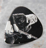 Rush Alex Lifeson on Stage Guitar Pick Lapel Pin or Tie Tack
